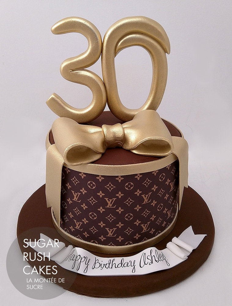 Louis Vuitton Cake for 8 | Sugar Rush Cakes Montreal